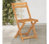 Vidaxl Chaises De Bistrot Pliantes Lot De 4 Bois D'acacia Solide