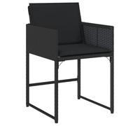 Lot de 4 Chaises de Jardin avec Coussins Sièges Terrasse Extérieur vidaXL