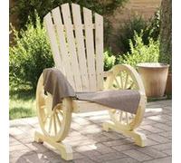 Lot de 4 Chaises de Jardin Adirondack, Sièges avec Accoudoirs, Fauteuils avec Dossier, Meubles de Patio Terrasse, Bois de Sapin Massif