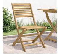 vidaXL Lot de 4 chaises pliables de jardin 365740 – Bois massif d'acacia, avec dossier, moderne