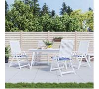 vidaXL Coussins de chaise de jardin Lot de 4 361078 – antidérapants, pour terrasse/patio/balcon