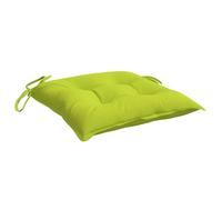 vidaXL Lot de 4 coussins de palette Galette de siège imperméable Vert brillant 50x50x7 cm
