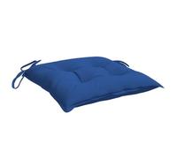 vidaXL Lot de 4 Coussins de Palette, Galette de Siège Imperméable, Coussin de Jardin, Décoration d'Extérieur Terrasse, Bleu 50x50x7 cm Tissu Oxford