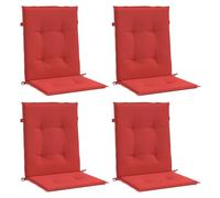 Salon de jardin rouge 4 pieces