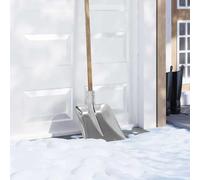 vidaXL Tête de pelle 4 pcs Argent 45 x 38 cm Aluminium