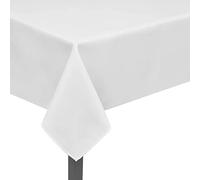 vidaXL Nappes de table Lot de 5 Blanc 100 x 100 cm