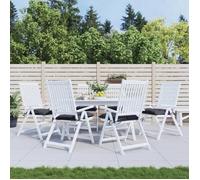 Vidaxl Lot De 6 Coussins De Chaise, Galette De Siège Avec Jeux De Cordes, Coussin D'extérieur Imperméable Terrasse, 361452 Multicolore