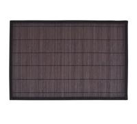 6 Placemats bamboe 30 x 45 cm donkerbruin242110