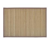 vidaXL Napperons 6 pcs Bambou 30 x 45 cm Marron
