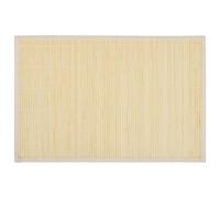 6 Napperons En Bambou 30 X 45 Cm Nature