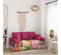 Vidaxl Ensemble D'oreillers Dã©Coratifs 7 Pcs Rose Tissu