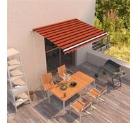 Auvent Rétractable Automatique 350x250 cm Crème Store Balcon Jardin vidaXL