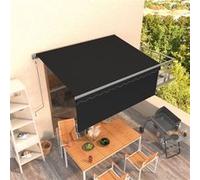vidaXL Luifel automatisch uittrekbaar rolgordijn 3,5x2,5 m antraciet3069409 G