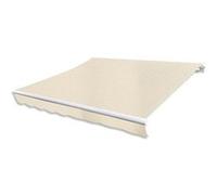 vidaXL Luifel handmatig uittrekbaar 300 cm crÃme275555 Crème G