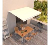 Auvent rétractable Polyester et Aluminium de jardin Store extérieur vidaXL vidaX