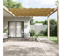 vidaXL Luifel verticaal 60x600 cm oxford stof beige148251 Beige G
