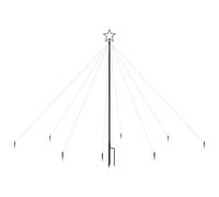VIDAXL Lumi¿¿res d'arbre de No?l Int¿¿rieur/Ext¿¿rieur 400 LED 2,5 m