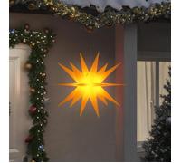 vidaXL Lumière de Noël avec LED Pliable, Éclairage d'Étoile de Noël Suspendu, Décoration Lumineuse de Noël Intérieur 356195