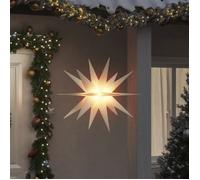 vidaXL Lumière de Noël avec LED Pliable, Éclairage d'Étoile de Noël Suspendu, Décoration Lumineuse de Noël Intérieur 356194