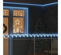 vidaXL Lumière en corde avec 1200 LED Blanc froid 50 m PVC