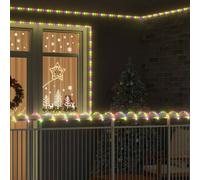 vidaXL Lumière en corde avec 2400 LED Multicolore 100 m PVC