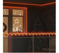 vidaXL Lumière en corde avec 480 LED Blanc chaud 20 m PVC Guirlande extérieure décoration saisonnière 42018936