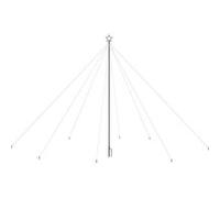 vidaXL Lumières d'arbre de Noël Intérieur/Extérieur 800 LED 5 m Blanc G