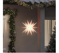Lumières de Noël avec LED 3 pcs pliable blanc 43 cm