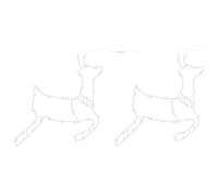 Lumières de Noël silhouette d'ange 2 pcs 50 LED blanc chaud vidaXL