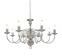 vidaXL Lustre 8 Ampoules Plafonnier Lampe Suspendue Luminaire Eclairage Salon Salle de Séjour Salle à Manger Chambre à 281618