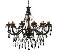 vidaXL Lustre suspendu avec perles 281609 - Luminaire intérieur pour salon et chambre
