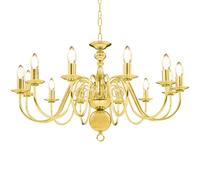 Vidaxl Lustre Dor¿¿ 12 Ampoules E14 Multicolore