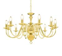 Vidaxl Lustre Dor¿¿ 12 Ampoules E14 Multicolore