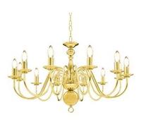 Vidaxl Lustre Dor¿¿ 12 Ampoules E14 Multicolore