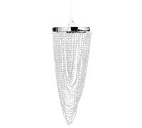 vidaXL Lustre suspendu Crystal - 22 x 58 cm, E27, LED, intérieur