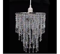 vidaXL Lustre suspendu en cristal 22,5 x 30,5 cm