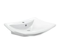 vidaXL Luxueux Vasque Céramique Rectangulaire avec Trop Plein Lave-mains 140688