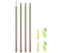 2x Mâts de Parasol 200 cm Acier Galvanisé Poteau Voile d’Ombrage Tente vidaXL