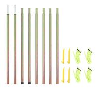 Vidaxl M?Ts De Parasol 2 Pcs 250 Cm Acier Galvanisé