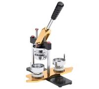 vidaXL Machine à badges – Presse 44 mm avec 500 boutons à épingle pour bricolage