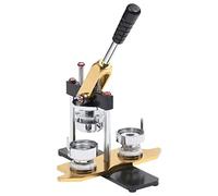 vidaXL Machine à Badges avec 500 Pièces de Bouton à Epingle Badges de Bricolage Fabrication de Badges de Boutons Presse à Badges 58 mm