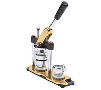 vidaXL Machine à Badges avec Cutter Circulaire Poinçon Rotatif Machine à Boutons Presse à Badges Bricolage Fabrication de Badges de Boutons 44 mm