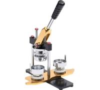 vidaXL Machine à badges avec découpeuse de cercles Poinçonneuse rotative 25 mm