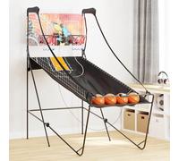 vidaXL Machine d'arcade de Basket avec 4 balles pour 2 Joueurs, Jeu d'arcade de Basket-Ball, Machine de Basket-Ball, équipement d'entraînement de Basket-Ball