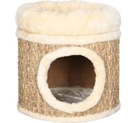 vidaXL Maison pour chat avec lit de luxe pour chat 33 cm algues marines