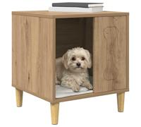 vidaXL Maison pour Chiens Chêne Artisan 44 x 42 x 49 cm, Maison pour Chien Tendance, abri Moderne pour Animaux, Refuge Confortable et Durable à l'intérieur