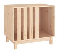 vidaXL Maison pour Chiens Naturel 60 x 45 x 57 cm