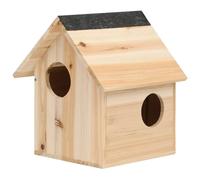 Maison pour écureuils - Butifooy - Bois de Sapin Massif - 26x25x29 cm - Marron - Petit animal
