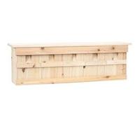 vidaXL Maison pour moineau avec 5 chambres 68x15x21 cm Bois de sapin Beige G