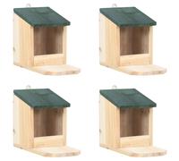Vidaxl Maisons Pour Écureuils 4 Pcs Bois De Sapin